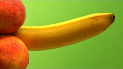 Verhoogd lid met behulp van het voorbeeld van een banaan